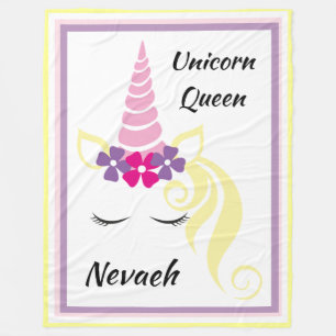 Couverture Polaire Reine Unicorn