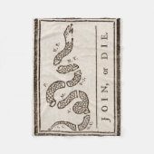 Couverture Polaire Rejoignez ou mourrez le crotale : Caricature Benja (Devant)