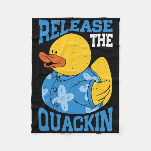 Couverture Polaire Relâchez Le Quackin Gym Bodybuilding - (Devant)
