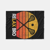 Couverture Polaire Relax Bro Drôle Cité de crosse Crosse Vin (Devant (Horizontal))