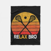 Couverture Polaire Relax Bro Drôle Cité de crosse Crosse Vin (Devant)