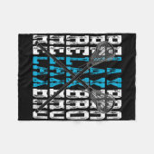 Couverture Polaire Relax Bro Funny Lacrosse Player Lax Lover Joke Tee (Devant (Horizontal))