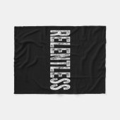 Couverture Polaire Relentless Workout Motivation Shirt  (Devant (Horizontal))