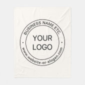 Couverture Polaire Remplacement et modification faciles du logo | bla (Devant)