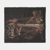 Couverture Polaire Remplacer - Techno-Goth Streetwear Design (Devant (Horizontal))