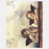 Couverture Polaire RENAISSANCE ANGELS Raffaello Sanzio, Cherubs ailés (Devant)