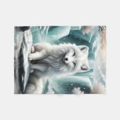 Couverture Polaire Renard Arctique (Devant (Horizontal))