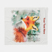 Couverture Polaire Renard blanc (Devant (Horizontal))