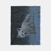 Couverture Polaire Renard blanc (Devant)