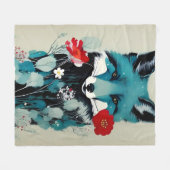 Couverture Polaire Renard bleu (Devant (Horizontal))