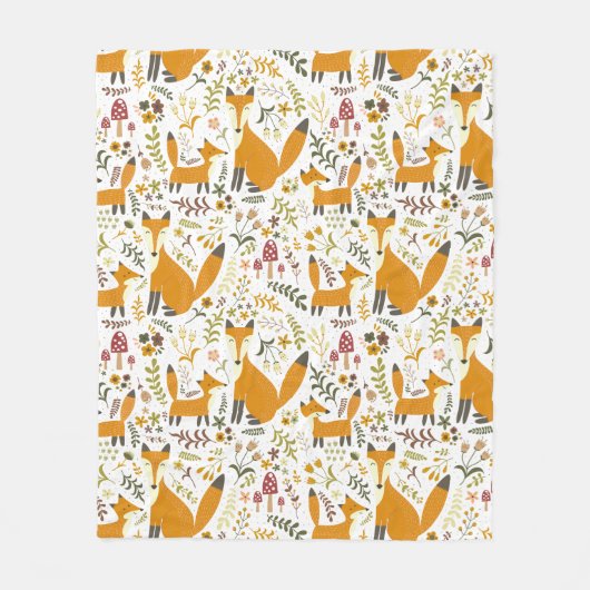 Couverture Polaire Renard des bois (Devant)