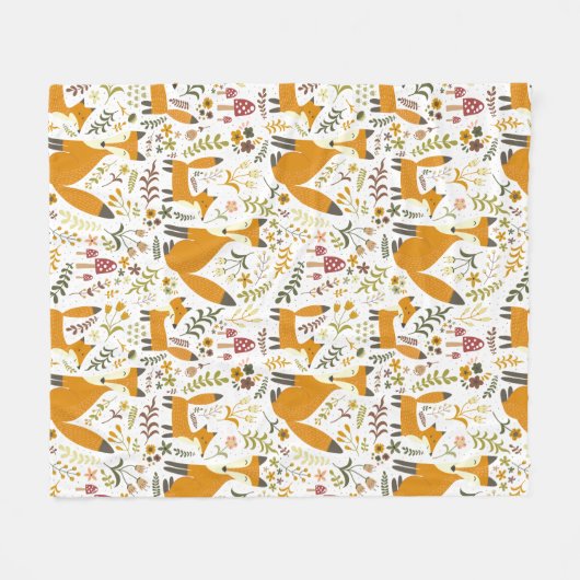 Couverture Polaire Renard des bois (Devant (Horizontal))