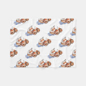 Couverture Polaire Renard en Chaussettes (Devant (Horizontal))