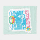 Couverture Polaire Rencontrez-moi à Central Perk Neon Graphic (Devant (Horizontal))