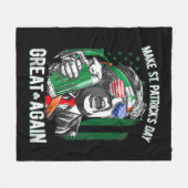 Couverture Polaire Rendre la fête de la Saint Patrick grande à nouvea (Devant (Horizontal))