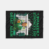 Couverture Polaire Rendre la grandeur du Jour de la Saint Patrick à n (Devant (Horizontal))