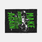 Couverture Polaire Rendre l'Amérique en bonne santé Poids Gym Fitne (Devant (Horizontal))