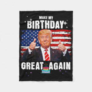 Couverture Polaire Rendre ma grandeur d'anniversaire