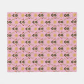 Couverture Polaire Renne de fête (Devant (Horizontal))