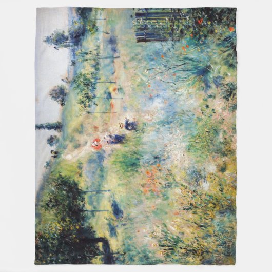 Couverture Polaire Renoir - Chemin menant à travers l'herbe haute (Devant)