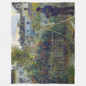 Couverture Polaire Renoir - Claude Monet Peinture dans son jardin (Devant)