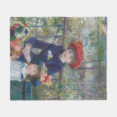 Couverture Polaire Renoir Deux Soeurs Terrasse Français Impressionnis (Devant (Horizontal))