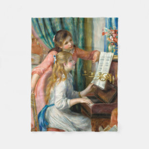 Couverture Polaire Renoir Girls at the Piano Impressionism Painting