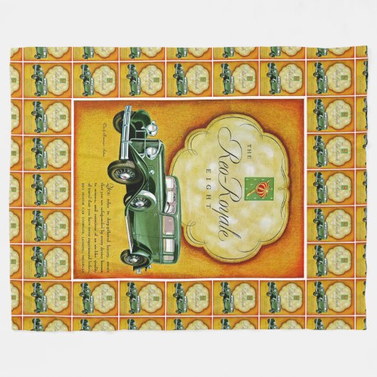 Couverture Polaire Reo-Royale Huit Annonce Automobile (Devant (Horizontal))
