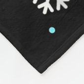 Couverture Polaire Répandre la gentillesse comme des flocons de neige (Coin)