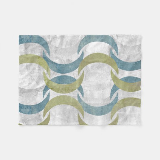 Couverture Polaire Répétition géométrique III (Devant (Horizontal))