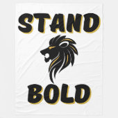 Couverture Polaire Repose Juste Tête Comme Lions (Devant)