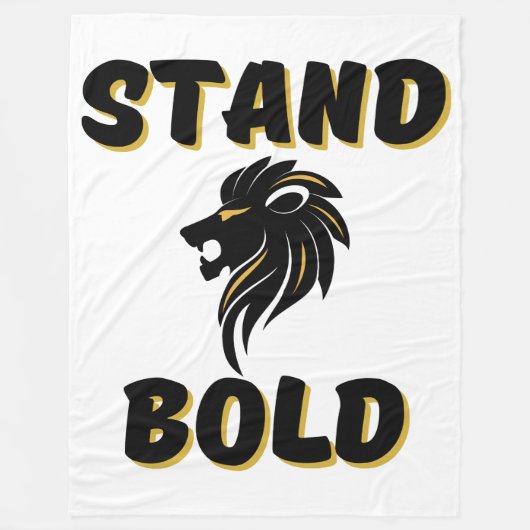 Couverture Polaire Repose Juste Tête Comme Lions (Devant)