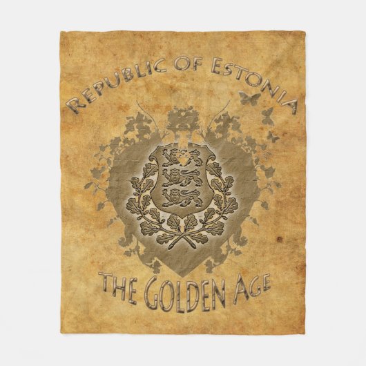 Couverture Polaire République d'Estonie Fleece Blanket ! (Devant)
