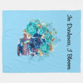 COUVERTURE POLAIRE REQUEM DE FLEUR BLEUE (Devant (Horizontal))