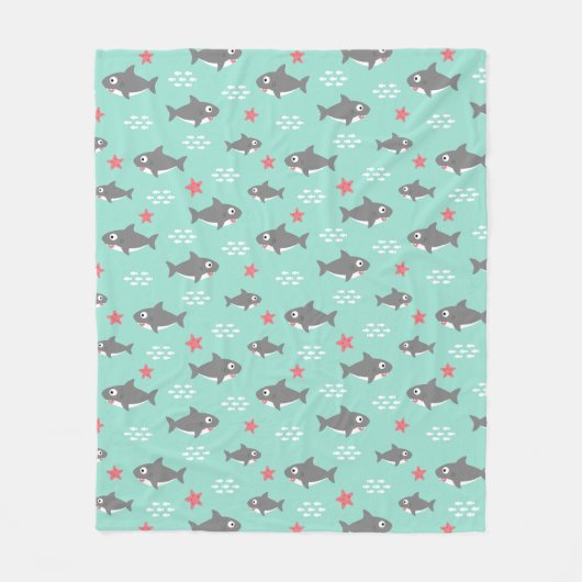 Couverture Polaire Requin (Devant)