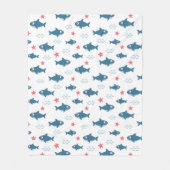 Couverture Polaire Requin (Devant)