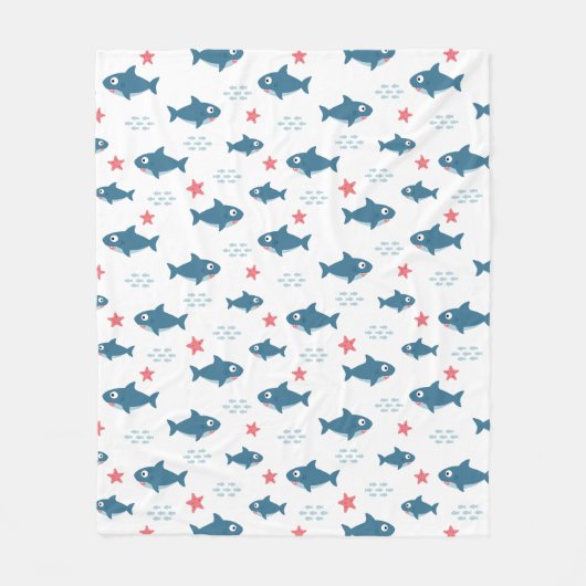 Couverture Polaire Requin (Devant)