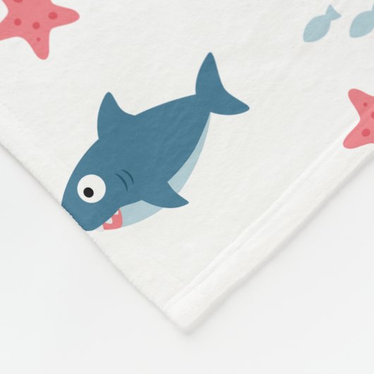 Couverture Polaire Requin (Coin)