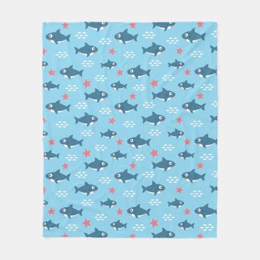 Couverture Polaire Requin (Devant)