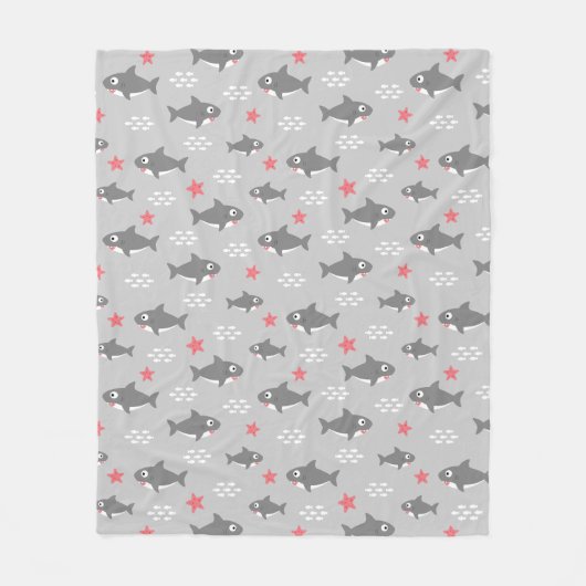 Couverture Polaire Requin (Devant)