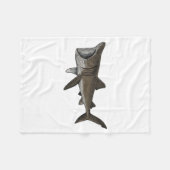 Couverture Polaire Requin pèlerin (Devant (Horizontal))