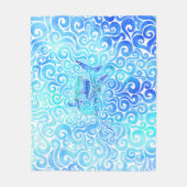 Couverture Polaire Requin tourbillonnant (Devant)