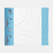 Couverture Polaire Requins (Devant (Horizontal))