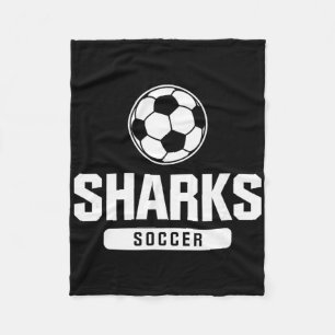 Couverture Polaire Requins Football Pour Les Écoles Élémentaires, Moy