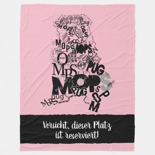 Couverture Polaire Réserve für Herr Mops (Devant)