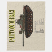 COUVERTURE POLAIRE RÉSERVE PATTON M48A3 (Devant)