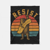 Couverture Polaire Resist California Bear (Devant)