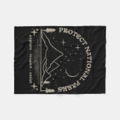 Couverture Polaire Resist Protect Our National Parks Graphic Anti Tru (Devant (Horizontal))