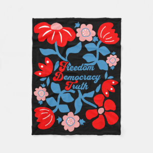Couverture Polaire Résistance Anti-trump Subtile Est Patriotique 4 Ju