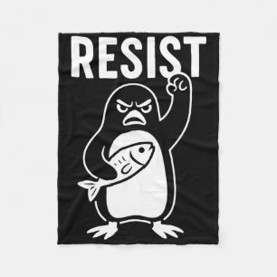 Couverture Polaire Résister À L'Activisme Des Pingouins À La Manifest